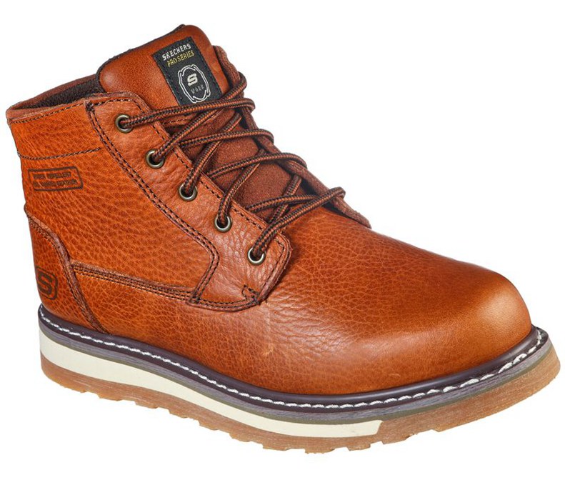 Skechers Herr Bruna Snörskor - Work Relaxed Fit: Boydton - Emporia - Sverige (VXRQZ-5730)